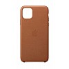 Apple Leather Case (for iPhone 11 Pro Max) - Saddle Brown