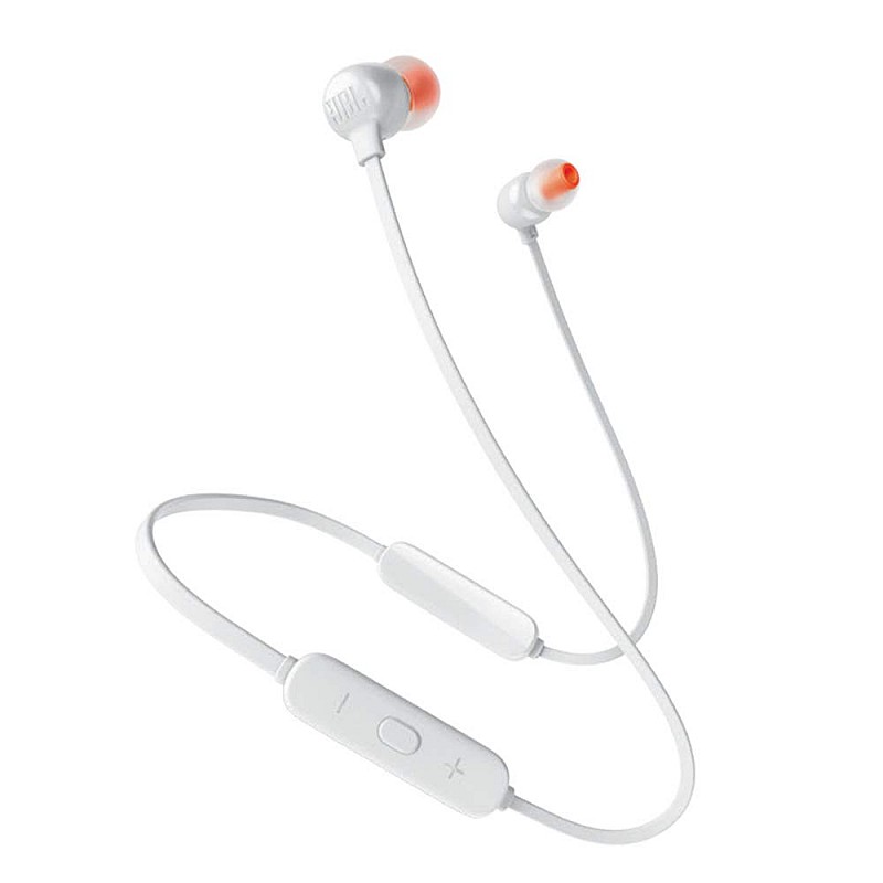 JBL Tune 115BT in-Ear Wireless Headphones with Deep Bass, 8-Hour Battery Life and Quick Charging (White) (JBLT115BTWHT)