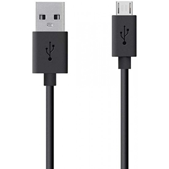JGD PRODUCTS 2.4 Amp (Fast Charging Cable) (A2) USB Data Cable Best High Speed Data Cable,1 Meter Long - Black