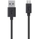 JGD PRODUCTS 2.4 Amp (Fast Charging Cable) (A2) USB Data Cable Best High Speed Data Cable,1 Meter Long - Black
