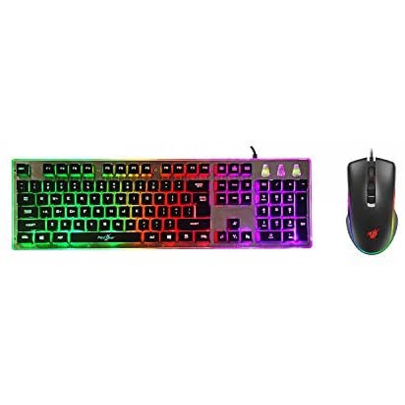 Redgear G-20 Gaming Keyboard and Mouse Combo with RGB Backlit Keyboard and 4800 dpi RGB Mouse