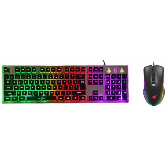 Redgear G-20 Gaming Keyboard and Mouse Combo with RGB Backlit Keyboard and 4800 dpi RGB Mouse