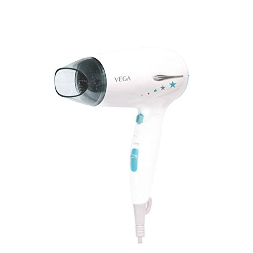 VEGA Insta Wave 1600 Hair Dryer (VHDH-22), White VEGA Insta Wave 1600 Hair Dryer (VHDH-22), White