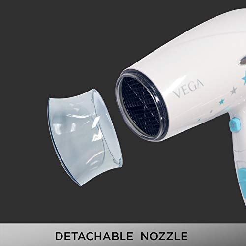 VEGA Insta Wave 1600 Hair Dryer (VHDH-22), White VEGA Insta Wave 1600 Hair Dryer (VHDH-22), White