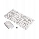 BRIX Wireless Mini Keyboard and Mouse Combo Set (White) 