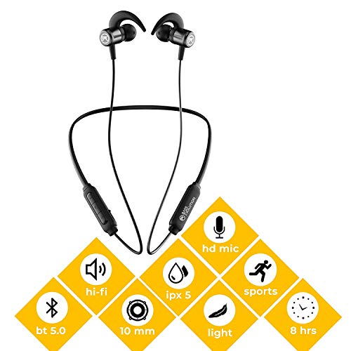 Bass Evolution Tornado Bluetooth 5.0 Neckband Wireless Sports Earphone with Mic Bass Evolution Tornado Bluetooth 5.0 Neckband Wireless Sports Earphone with Mic