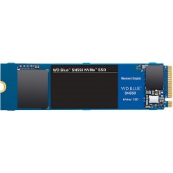 Western Digital WD SN550 250GB NVMe Internal SSD - 2400MB/s R, 950MB/s W, (WDS250G2B0C, Blue)