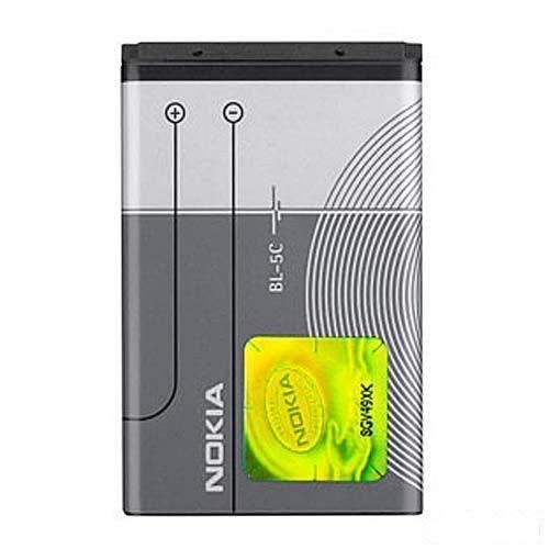 Nokia Mobile Battery for Nokia BL-5C / Nokia 5C / BL5C 1050mAh Genuine Battery 5C- Nokia Mobile Battery for Nokia BL-5C / Nokia 5C / BL5C 1050mAh Genuine Battery 5C-
