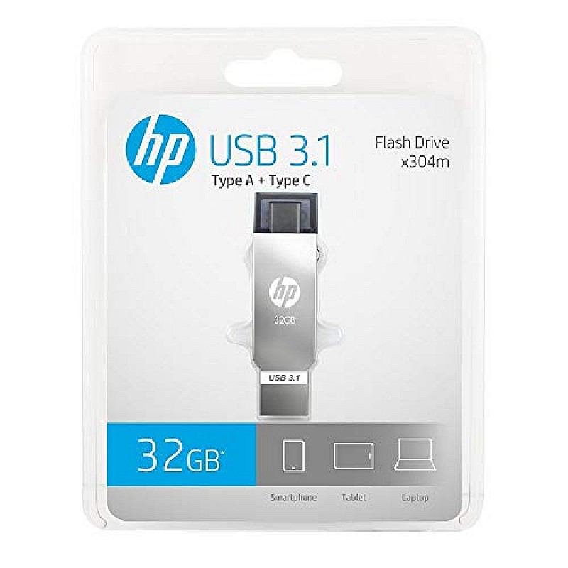 HP Type C OTG Flash Drive 128GB HP X304M