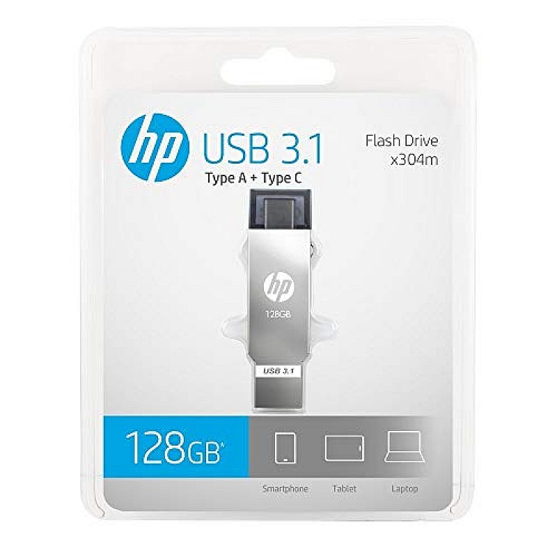 HP Type C OTG Flash Drive 128GB HP X304M