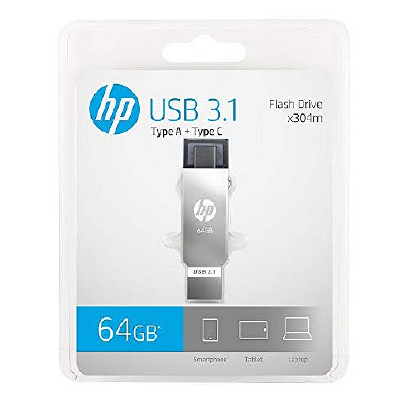 HP Type C OTG Flash Drive 128GB HP X304M