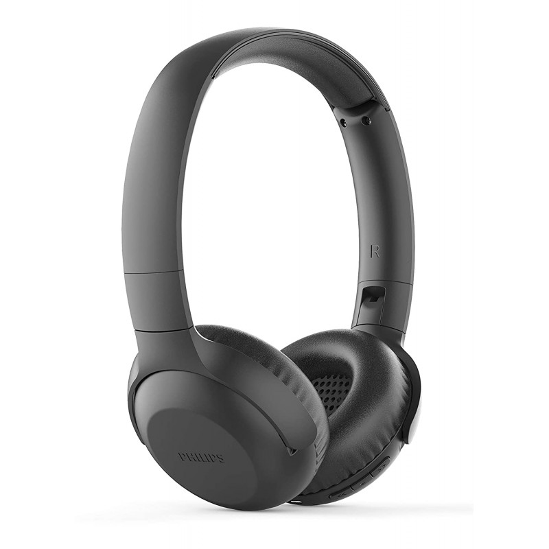 Philips Audios Upbeat Tauh202Bk Wireless Bluetooth 5.0 On-Ear Headphones with 15 Hour Play Time