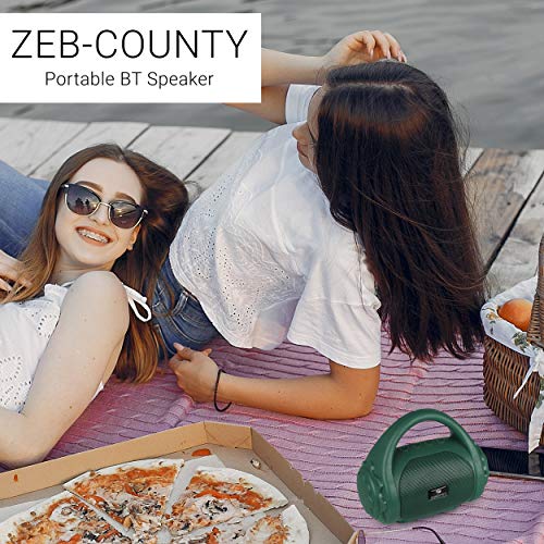 Zebronics ZEB-COUNTY Wireless Bluetooth Portable Speaker With Supporting Green Zebronics ZEB-COUNTY Wireless Bluetooth Portable Speaker With Supporting Green