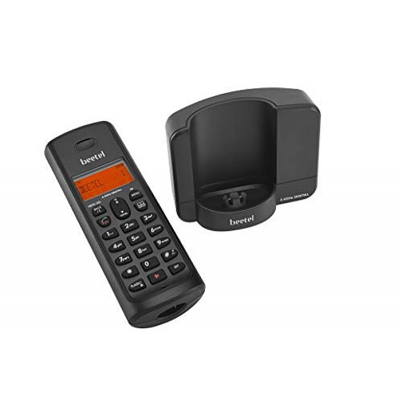 Beetel X90 Caller ID Cordless Landline Phone (Black)