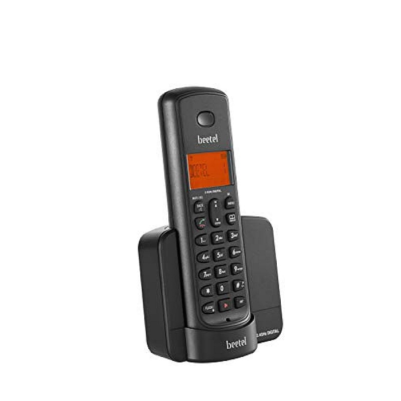 Beetel X90 Caller ID Cordless Landline Phone (Black)