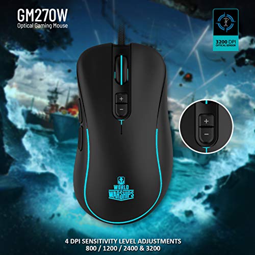 Ant Esports GM300 RGB Gaming Mouse with Optical Sensor 1000 Hz Polling Rate 4800 Dpi Ant Esports GM300 RGB Gaming Mouse with Optical Sensor 1000 Hz Polling Rate 4800 Dpi