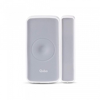 Qubo Wireless Smart Door/Window Sensor Camera, White  -