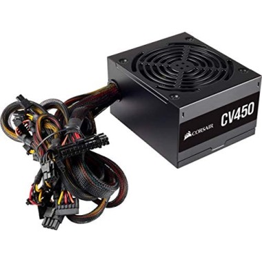 Corsair CV550, CV Series, 80 Plus Bronze Certified, 550 Watt Non-Modular Power Supply - Black Corsair CV550, CV Series, 80 Plus Bronze Certified, 550 Watt Non-Modular Power Supply - Black