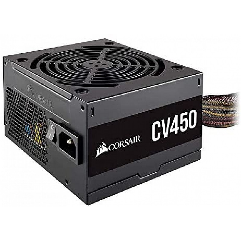 Corsair CV550, CV Series, 80 Plus Bronze Certified, 550 Watt Non-Modular Power Supply - Black