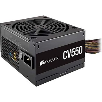 Corsair CV550, CV Series, 80 Plus Bronze Certified, 550 Watt Non-Modular Power Supply - Black Corsair CV550, CV Series, 80 Plus Bronze Certified, 550 Watt Non-Modular Power Supply - Black