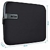 AirCase Laptop Bag Sleeve Case Cover for 11.6-Inch Laptop MacBook, Protective, Neoprene (Black) 