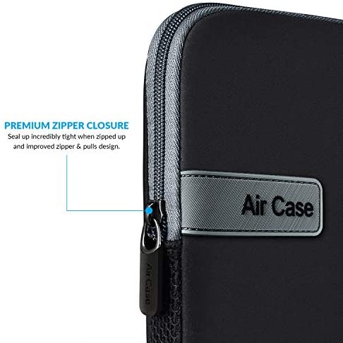 AirCase Laptop Bag Sleeve Case Cover for 11.6-Inch Laptop MacBook, Protective, Neoprene (Black) AirCase Laptop Bag Sleeve Case Cover for 11.6-Inch Laptop MacBook, Protective, Neoprene (Black)