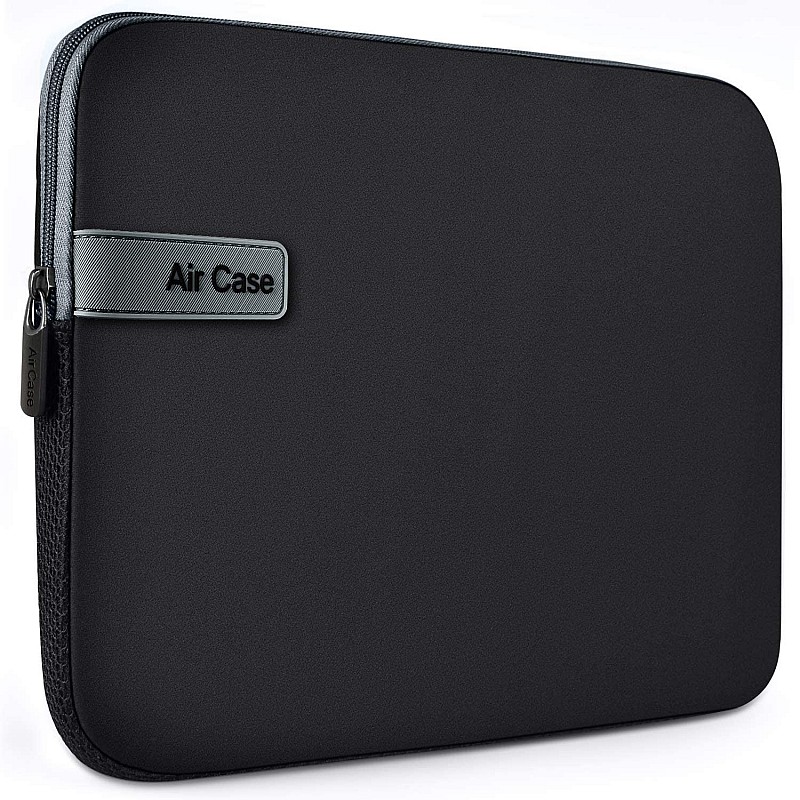 AirCase Laptop Bag Sleeve Case Cover for 11.6-Inch Laptop MacBook, Protective, Neoprene (Black) 