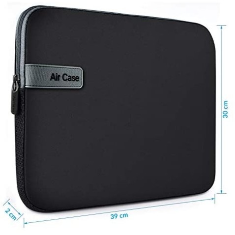 AirCase Laptop Bag Sleeve Case Cover for 15.6-Inch Laptop MacBook, Protective, Neoprene Black AirCase Laptop Bag Sleeve Case Cover for 15.6-Inch Laptop MacBook, Protective, Neoprene Black