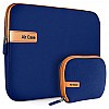 AirCase Laptop Bag Sleeve Case Cover for 15.6-Inch Laptop MacBook, Protective, Neoprene Black