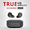 Pebble Twins Deep Bass True Wireless Earbuds, Bluetooth 5.0 with Magnetic Charging Case, HD Stereo Sound