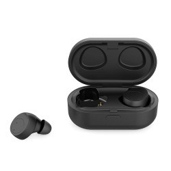 Pebble Twins Deep Bass True Wireless Earbuds, Bluetooth 5.0 with Magnetic Charging Case, HD Stereo Sound