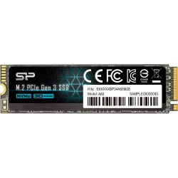 SP Silicon Power 256GB NVMe PCIe Gen3x4 M.2 2280 TLC SSD R/W up to 2,100MB/s and 1,200MB/s (SP256GBP34A60M28)