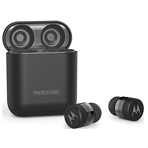 Motorola Verve Buds 110 (TWS) True Wireless Compact Water-Resistant Earbuds with Mic & Alexa Black Motorola Verve Buds 110 (TWS) True Wireless Compact Water-Resistant Earbuds with Mic & Alexa Black