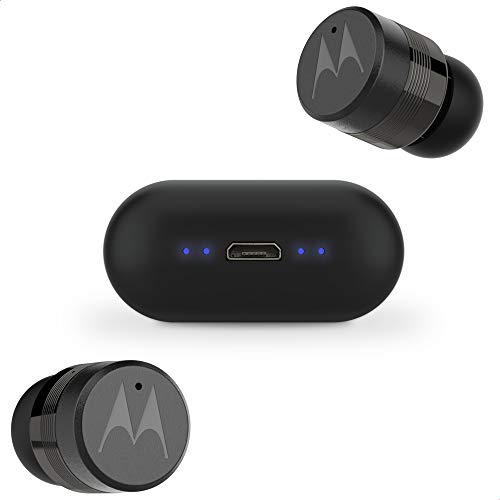 Motorola Verve Buds 110 (TWS) True Wireless Compact Water-Resistant Earbuds with Mic & Alexa Black Motorola Verve Buds 110 (TWS) True Wireless Compact Water-Resistant Earbuds with Mic & Alexa Black