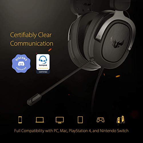 ASUS TUF H3 Gaming Headset Gun Metal