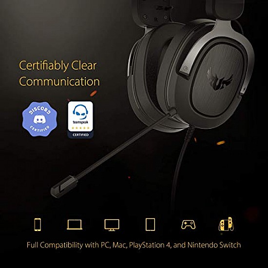 ASUS TUF H3 Gaming Headset Gun Metal