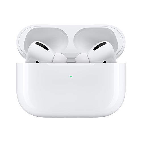 Apple MWP22HN/A Wireless Airpods Pro with Mic and Wireless Charging Case, White refurbished Apple MWP22HN/A Wireless Airpods Pro with Mic and Wireless Charging Case, White refurbished