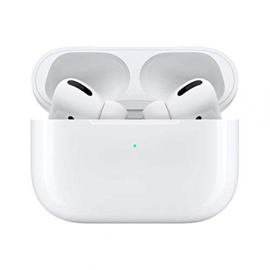 Apple MWP22HN/A Wireless Airpods Pro with Mic and Wireless Charging Case, White refurbished 