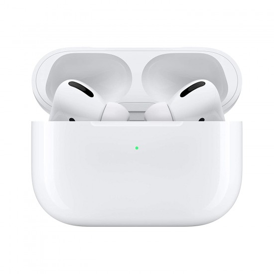 Apple MWP22HN/A Wireless Airpods Pro with Mic and Wireless Charging Case, White refurbished 