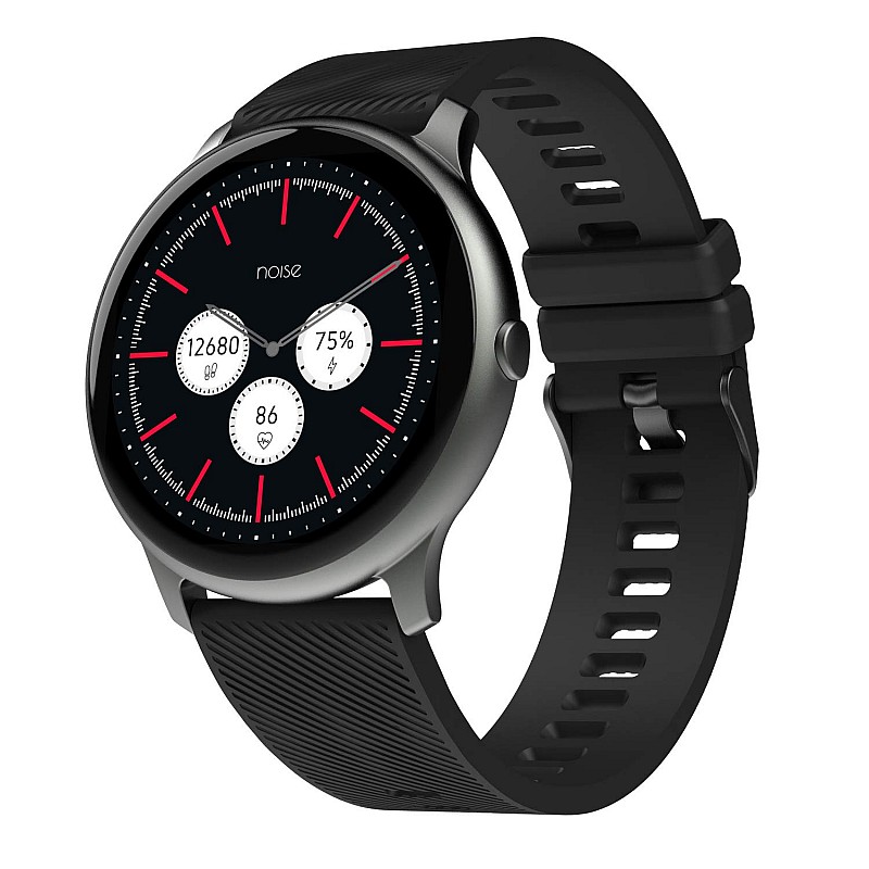 Noise NoiseFit Evolve Full Touch Control Smart Watch with AMOLED Display - Slate Black 