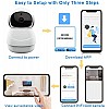 Jimwey Baby Monitor, WiFi IP Camera 1080P Wireless Security Camera