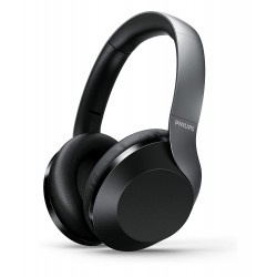 Philips Performance TAPH805BK Bluetooth 5.0 Active Noise Cancelling Over-Ear Headphones with Google Assistant (Black)