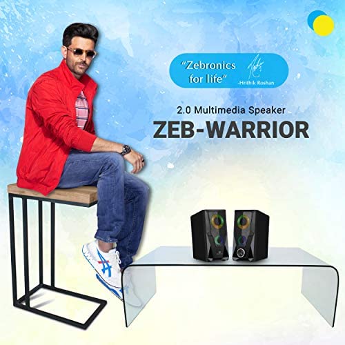 Zebronics Zeb-Warrior 2.0 Multimedia Speaker with Aux Connectivity Zebronics Zeb-Warrior 2.0 Multimedia Speaker with Aux Connectivity