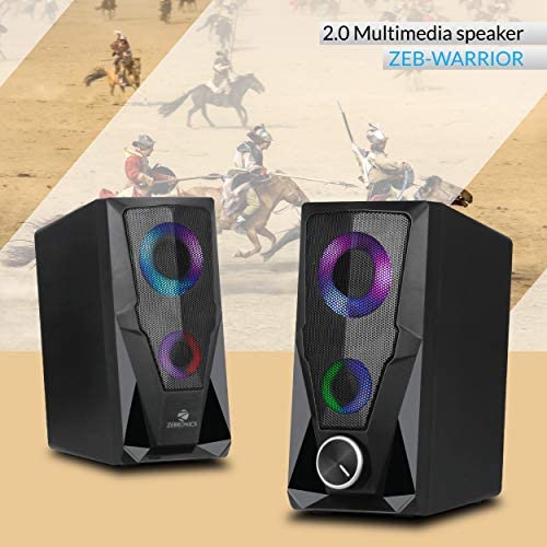 Zebronics Zeb-Warrior 2.0 Multimedia Speaker with Aux Connectivity Zebronics Zeb-Warrior 2.0 Multimedia Speaker with Aux Connectivity
