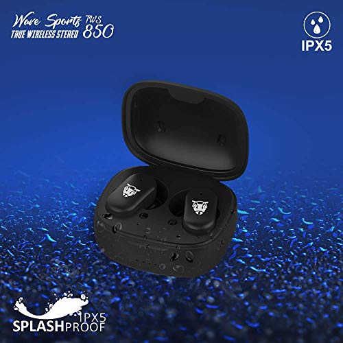 ANT AUDIO Wave Sports TWS 850 Truly Wireless Bluetooth in Ear Earbuds with Mic Black ANT AUDIO Wave Sports TWS 850 Truly Wireless Bluetooth in Ear Earbuds with Mic Black