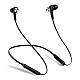 Ant Audio Wave Sports 535 Bluetooth Wireless Neckband Earphone with Mic, Noise Cancelling, 10 Hours Playtime, Hi-fi Stereo, Magnetic – Black Silver