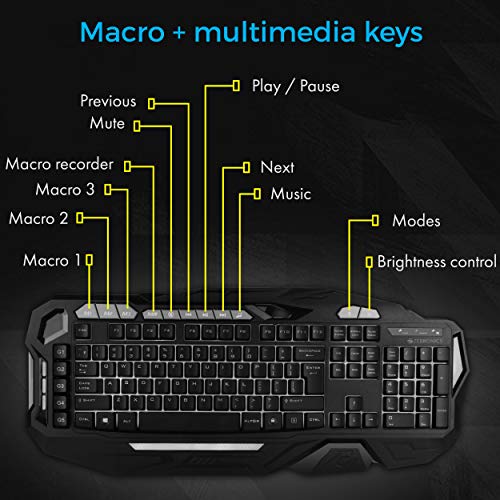 Zebronics Zeb-Magnus USB Gaming Keyboard with LED Lights Zebronics Zeb-Magnus USB Gaming Keyboard with LED Lights