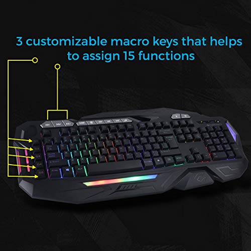 Zebronics Zeb-Magnus USB Gaming Keyboard with LED Lights Zebronics Zeb-Magnus USB Gaming Keyboard with LED Lights