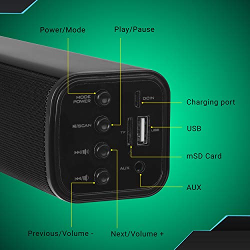 Zebronics Vita Plus Portable Speaker Supporting Bluetooth, FM, SD Crad, Aux(Black) Zebronics Vita Plus Portable Speaker Supporting Bluetooth, FM, SD Crad, Aux(Black)