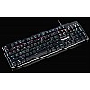 Cosmic Byte CB-GK-13 Neon Rainbow Backlit Mechanical Keyboard with Brown Outemu Switch Black